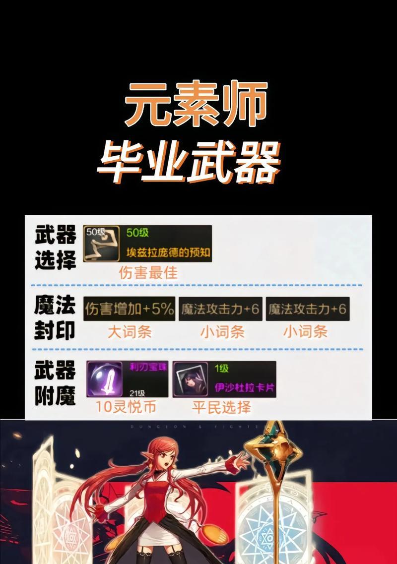 dnf元素师推荐武器有哪些？