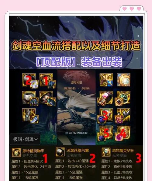 剑魂中大魔王装备的制作方法是什么？大魔王装备的属性如何？