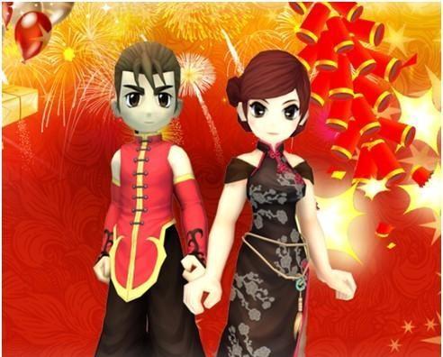 热血江湖中情侣间如何互赠花朵？