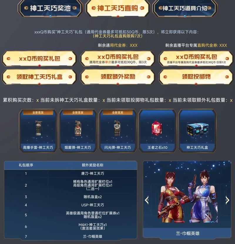 cf周年套装返场价格是多少？